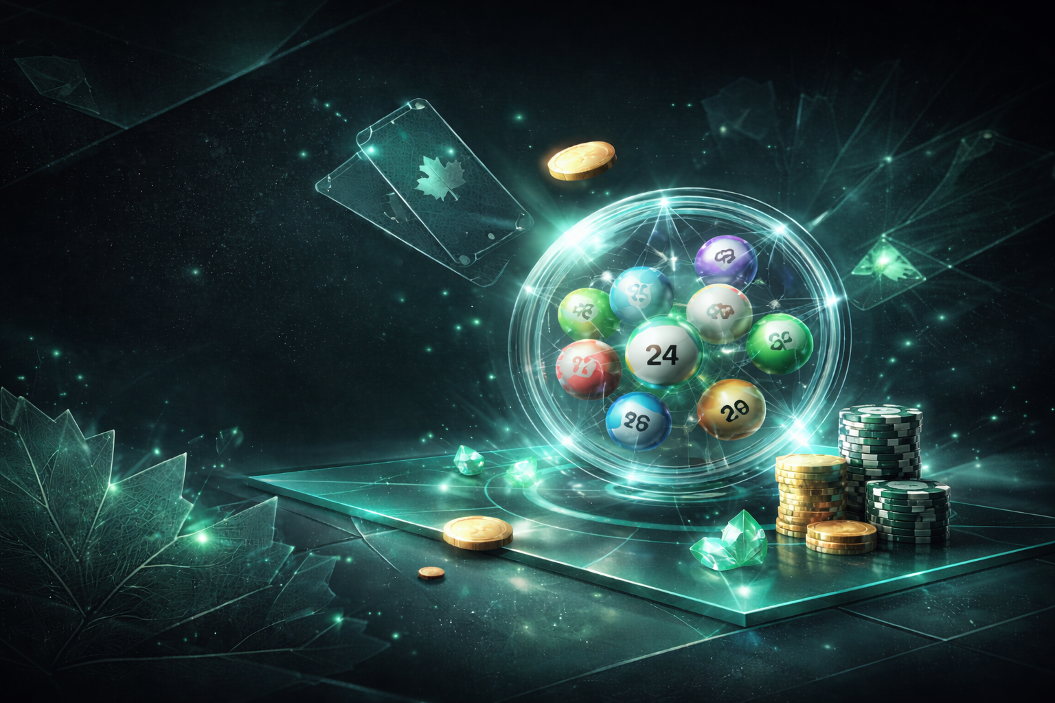 Québec lottery draw interface showcasing maple-themed experience